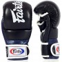 Fairtex FGV18 Перчатки MMA Спарринговые Черные с Синим 